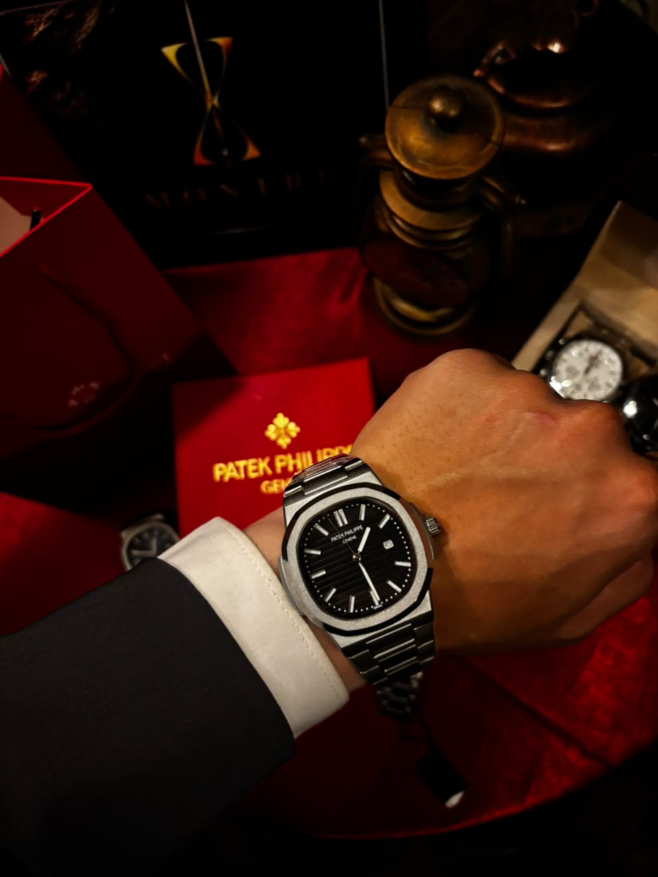 Patek Philippe Nautilus "Piano Dial" Black
