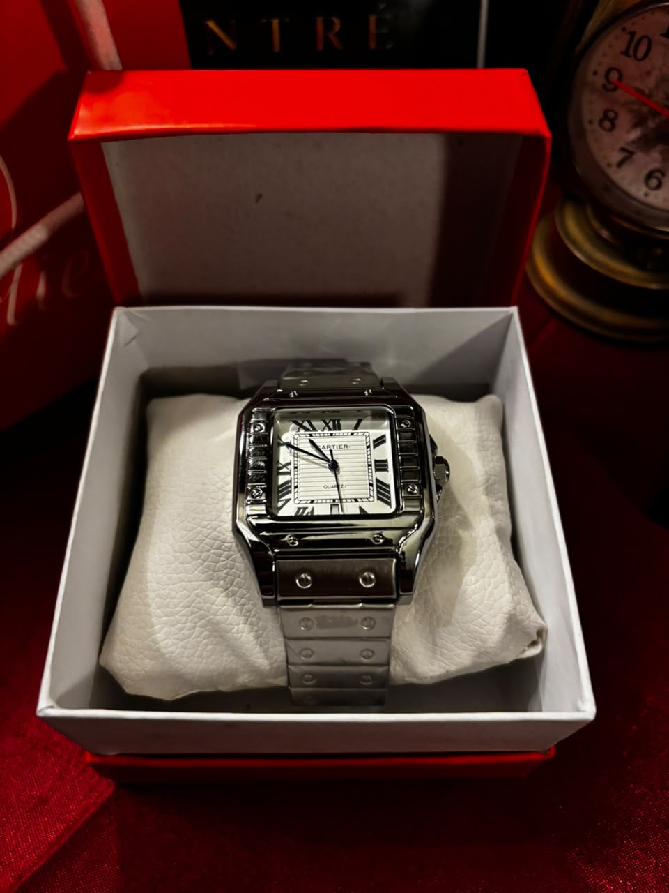 Santos de Cartier Large Model (White Dial)