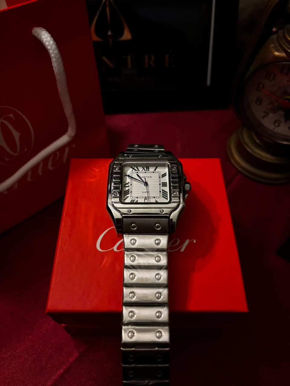 Santos de Cartier Large Model (White Dial)