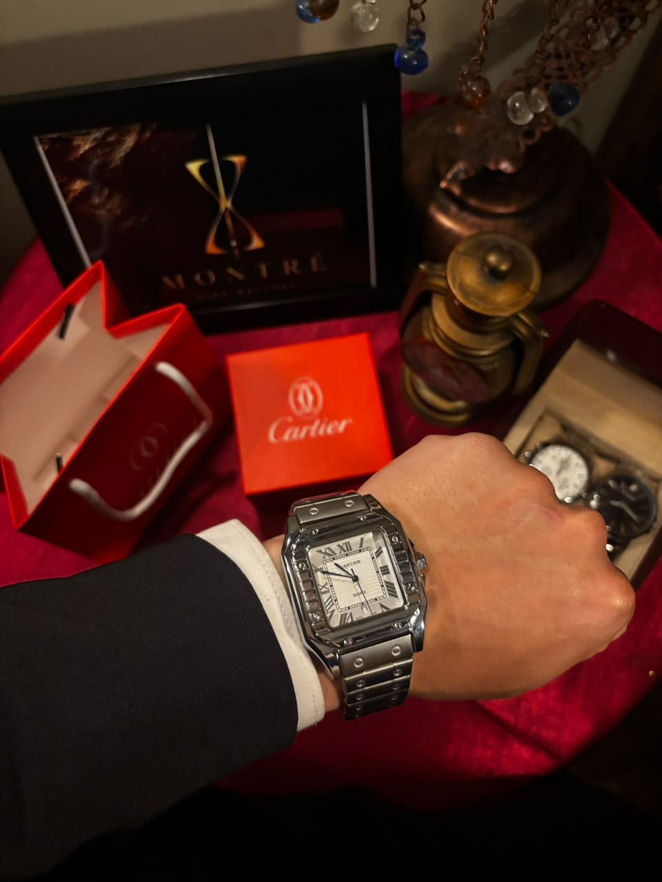 Santos de Cartier Large Model (White Dial)